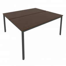 Slim Рабочая станция на металлокаркасе С.СП-6.3 Венге Цаво/Металл Антрацит 1580*1475*750