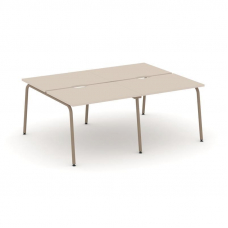 Estetica Рабочая станция 4 места ES.D.RS-4.1-VK Капучино/Металл Латте 1960*1500*750