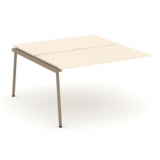 Estetica Двойной наборный элемент рабочей станциии ES.2.NRS-3-VK Сатин/Металл Латте 1380*1500*750