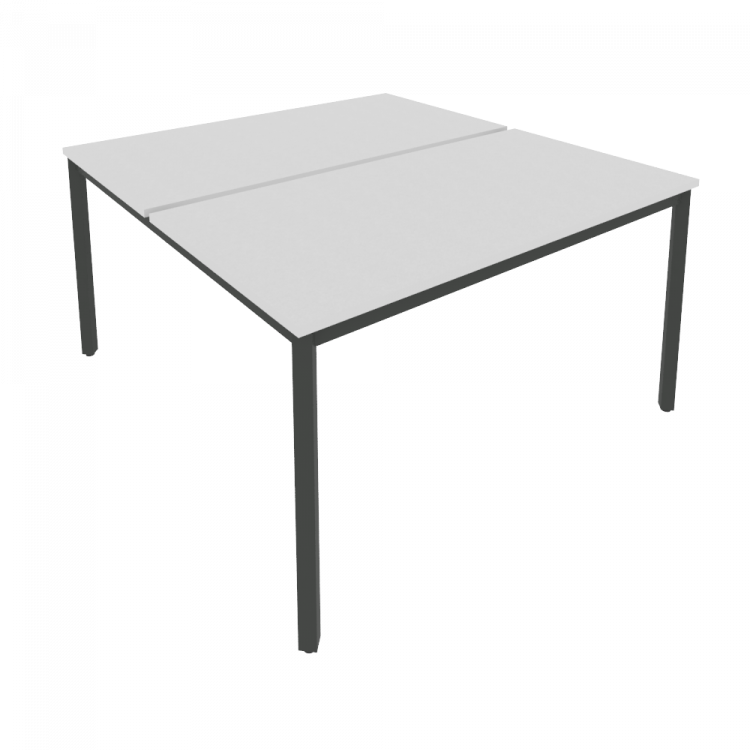 Slim Рабочая станция на металлокаркасе С.СП-5.3 Серый/Металл Антрацит 1380*1475*750