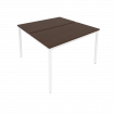 Slim Рабочая станция на металлокаркасе С.СП-4.2 Венге Цаво/Металл Белый 1180*1235*750