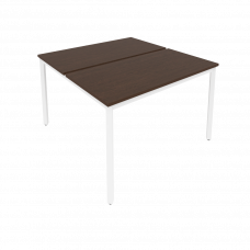 Slim Рабочая станция на металлокаркасе С.СП-4.2 Венге Цаво/Металл Белый 1180*1235*750