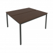 Slim Рабочая станция на металлокаркасе С.СП-5.2 Венге Цаво/Металл Антрацит 1380*1235*750