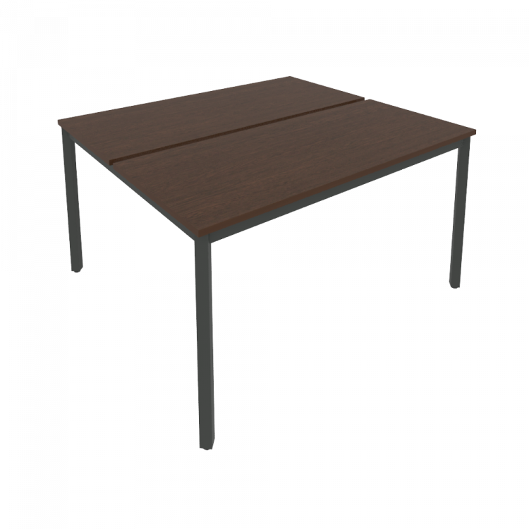 Slim Рабочая станция на металлокаркасе С.СП-5.2 Венге Цаво/Металл Антрацит 1380*1235*750