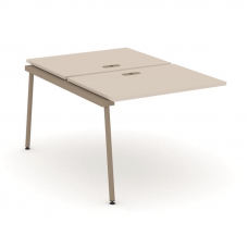 Estetica Двойной наборный элемент рабочей станциии ES.2.NRS-1-LK Капучино/Металл Латте 980*1500*750