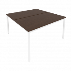 Slim Рабочая станция на металлокаркасе С.СП-5.3 Венге Цаво/Металл Белый 1380*1475*750