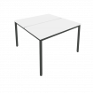 Slim Рабочая станция на металлокаркасе С.СП-4.2 Белый/Металл Антрацит 1180*1235*750