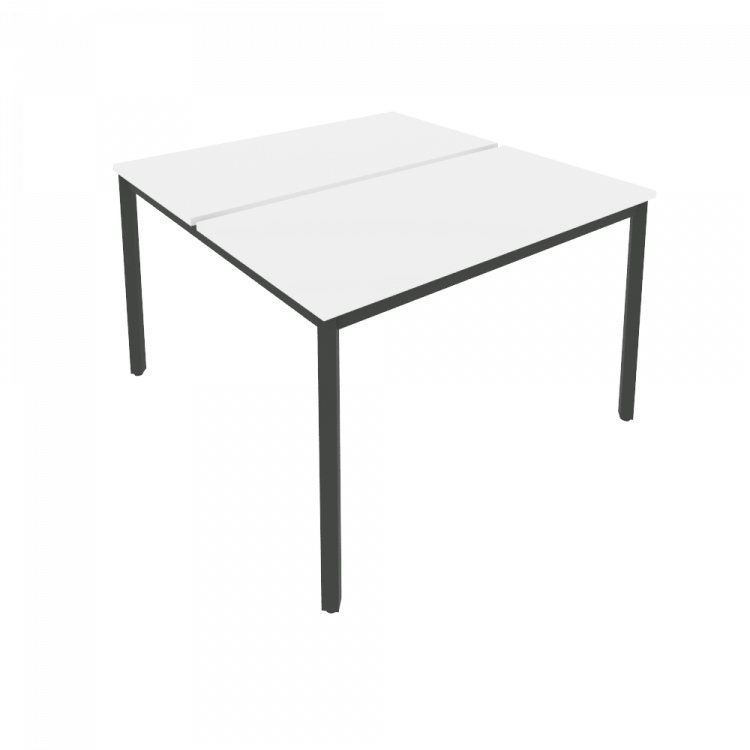 Slim Рабочая станция на металлокаркасе С.СП-4.2 Белый/Металл Антрацит 1180*1235*750