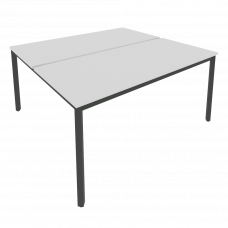 Slim Рабочая станция на металлокаркасе С.СП-6.3 Серый/Металл Антрацит 1580*1475*750