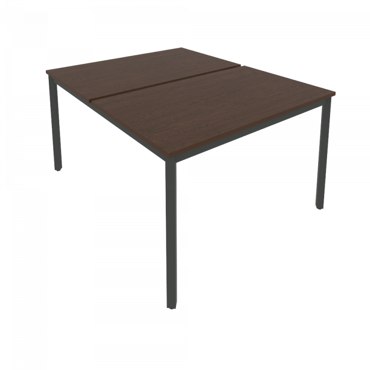 Slim Рабочая станция на металлокаркасе С.СП-4.3 Венге Цаво/Металл Антрацит 1180*1475*750
