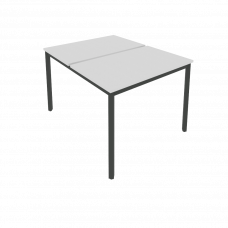 Slim Рабочая станция на металлокаркасе С.СП-3.2 Серый/Металл Антрацит 980*1235*750