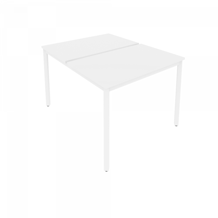 Slim Рабочая станция на металлокаркасе С.СП-3.2 Белый/Металл Белый 980*1235*750