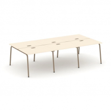 Estetica Рабочая станция 6 мест ES.D.RS-6.1-LK Сатин/Металл Латте 2940*1500*750