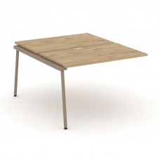 Estetica Двойной наборный элемент рабочей станциии ES.2.NRS-2-VK Тиквуд Светлый/Металл Латте 1180*15