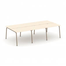 Estetica Рабочая станция 6 мест ES.D.RS-6.1-VK Сатин/Металл Латте 2940*1500*750