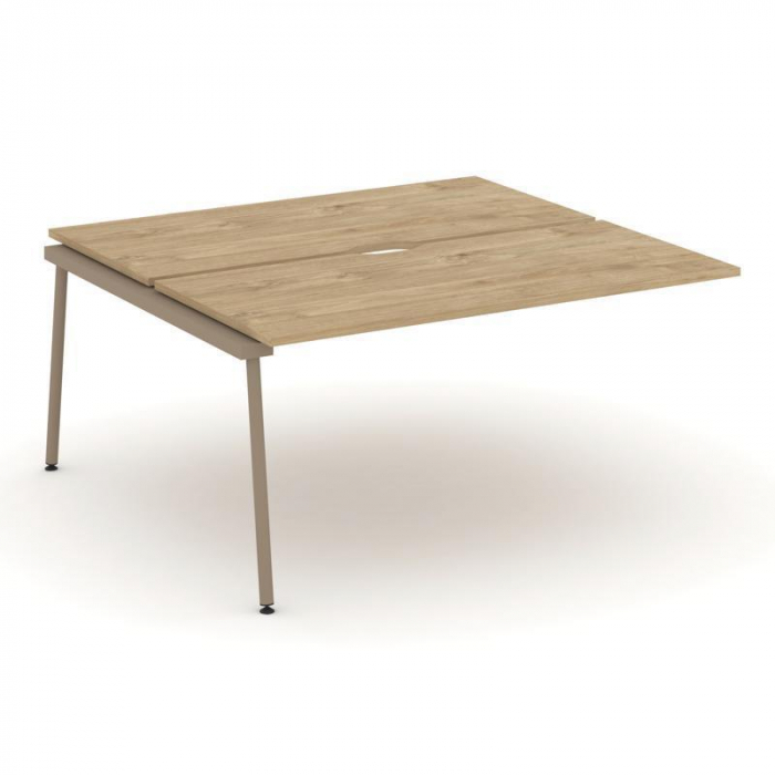 Estetica Двойной наборный элемент рабочей станциии ES.2.NRS-4-VK Тиквуд Светлый/Металл Латте 1580*15