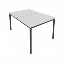 Slim Рабочая станция на металлокаркасе С.СП-3.3 Серый/Металл Антрацит 980*1475*750