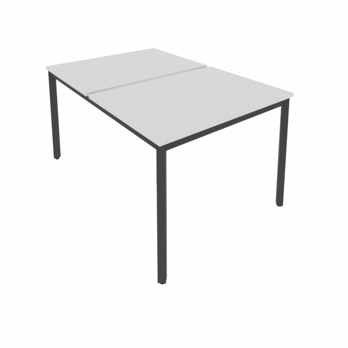 Slim Рабочая станция на металлокаркасе С.СП-3.3 Серый/Металл Антрацит 980*1475*750