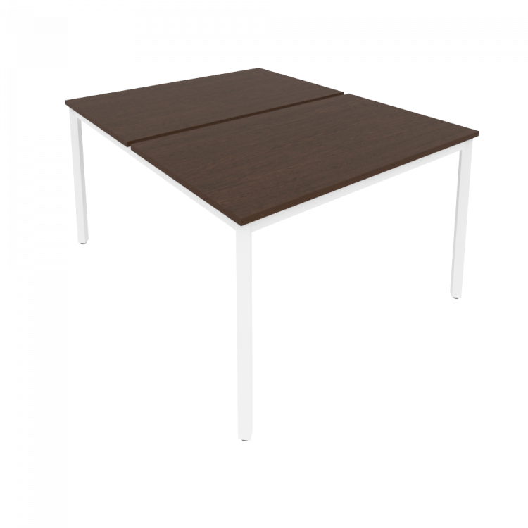 Slim Рабочая станция на металлокаркасе С.СП-4.3 Венге Цаво/Металл Белый 1180*1475*750
