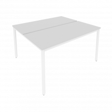 Slim Рабочая станция на металлокаркасе С.СП-5.2 Серый/Металл Белый 1380*1235*750