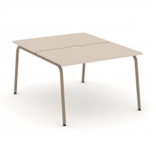 Estetica Рабочая станция 2 места ES.D.RS-2.2-VK Капучино/Металл Латте 1180*1500*750