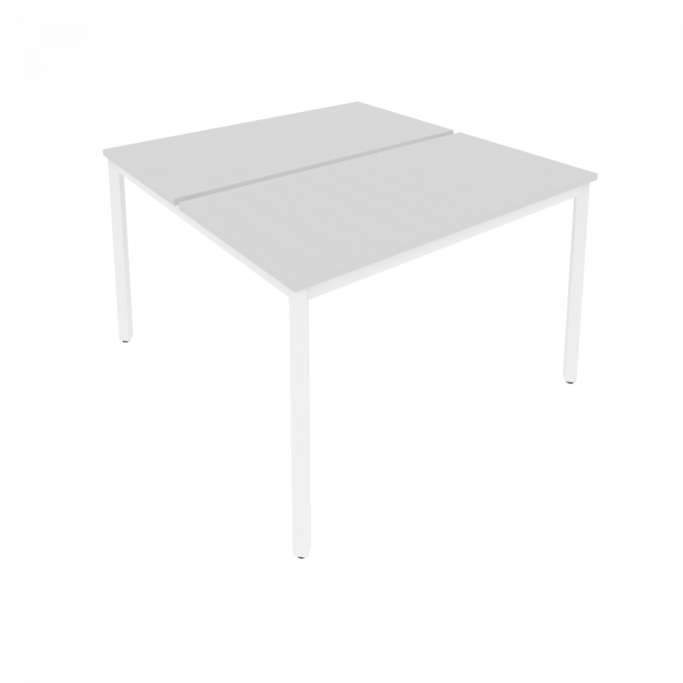 Slim Рабочая станция на металлокаркасе С.СП-4.2 Серый/Металл Белый 1180*1235*750