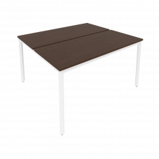 Slim Рабочая станция на металлокаркасе С.СП-5.2 Венге Цаво/Металл Белый 1380*1235*750