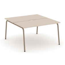 Estetica Рабочая станция 2 места ES.D.RS-2.3-VK Капучино/Металл Латте 1380*1500*750