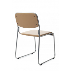 Кресло Nix RCH OMKL-02 Бежевый/Металл окрашенный Хром