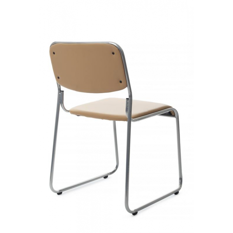 Кресло Nix RCH OMKL-02 Бежевый/Металл окрашенный Хром