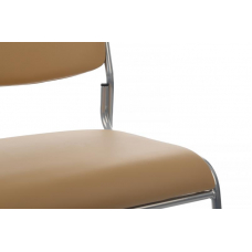 Кресло Nix RCH OMKL-02 Бежевый/Металл окрашенный Хром