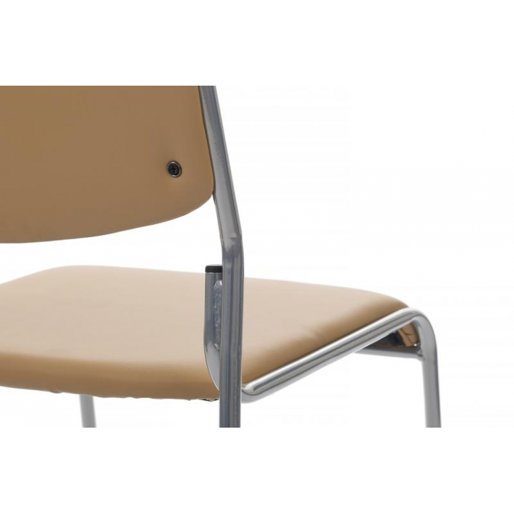 Кресло Nix RCH OMKL-02 Бежевый/Металл окрашенный Хром
