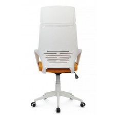 Кресло Iq Rv RCH 8989 Белый пластик/Оранжевый