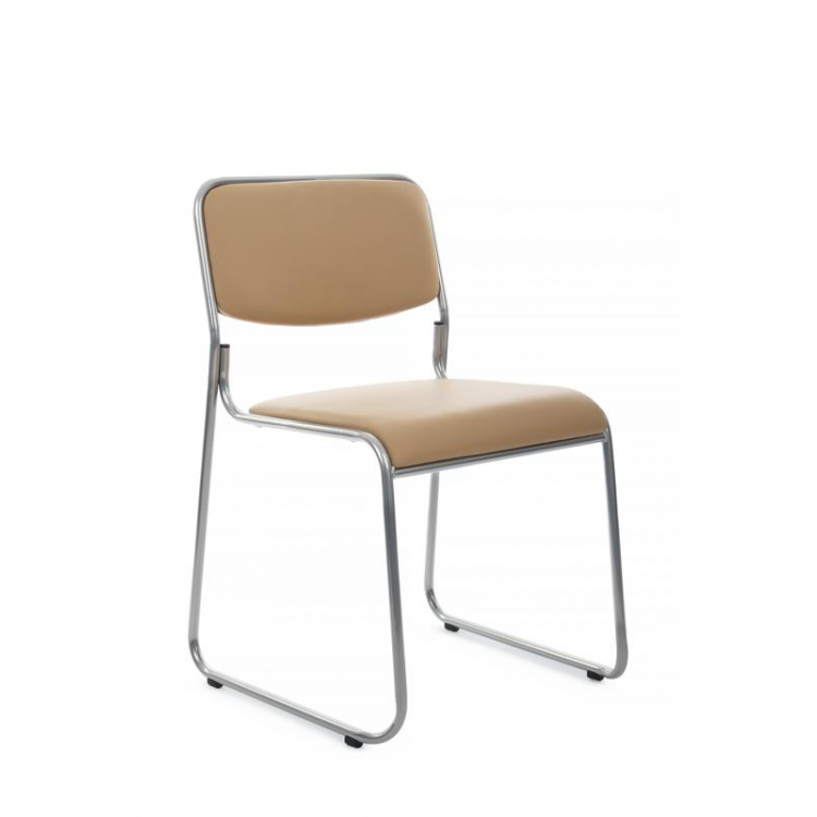 Кресло Nix RCH OMKL-02 Бежевый/Металл окрашенный Хром