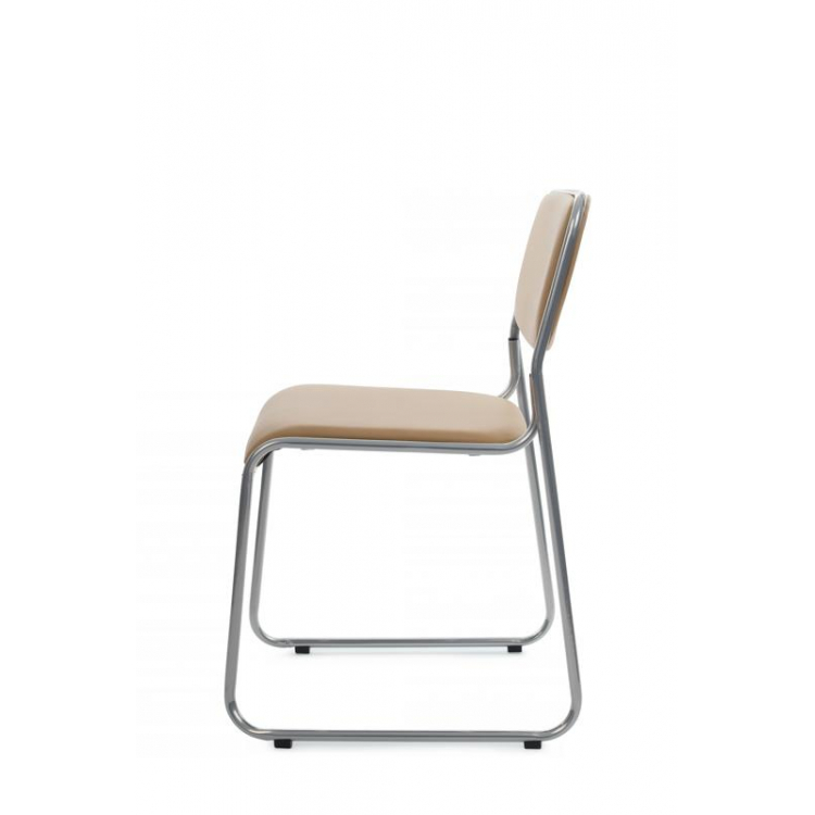 Кресло Nix RCH OMKL-02 Бежевый/Металл окрашенный Хром