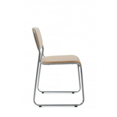 Кресло Nix RCH OMKL-02 Бежевый/Металл окрашенный Хром