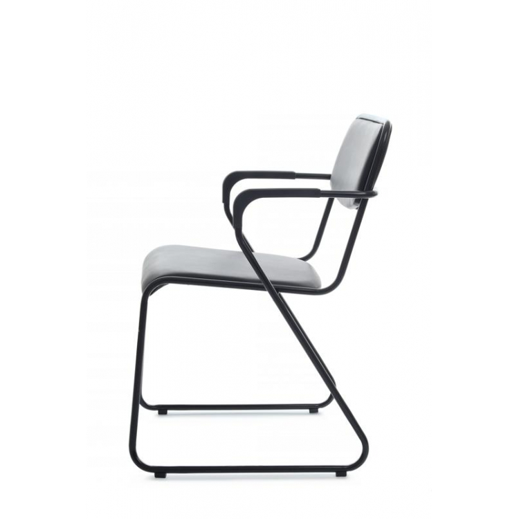 Кресло Nix Plus RCH OMKL-03B Черный/Металл Черный