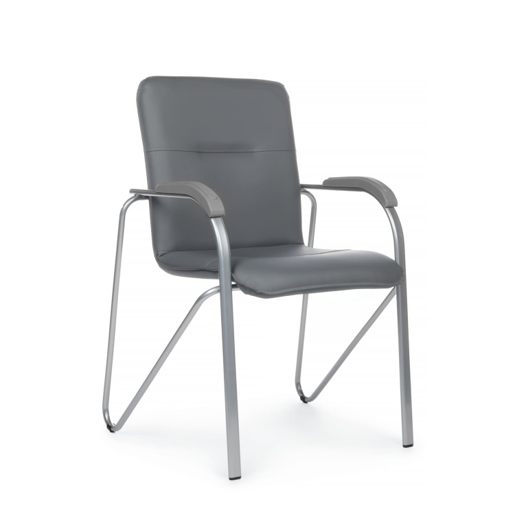 Стул Самба с пластиковыми подлокотниками SMB-03 Серый