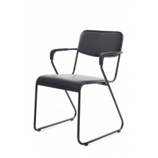 Кресло Nix Plus RCH OMKL-03B Черный/Металл Черный