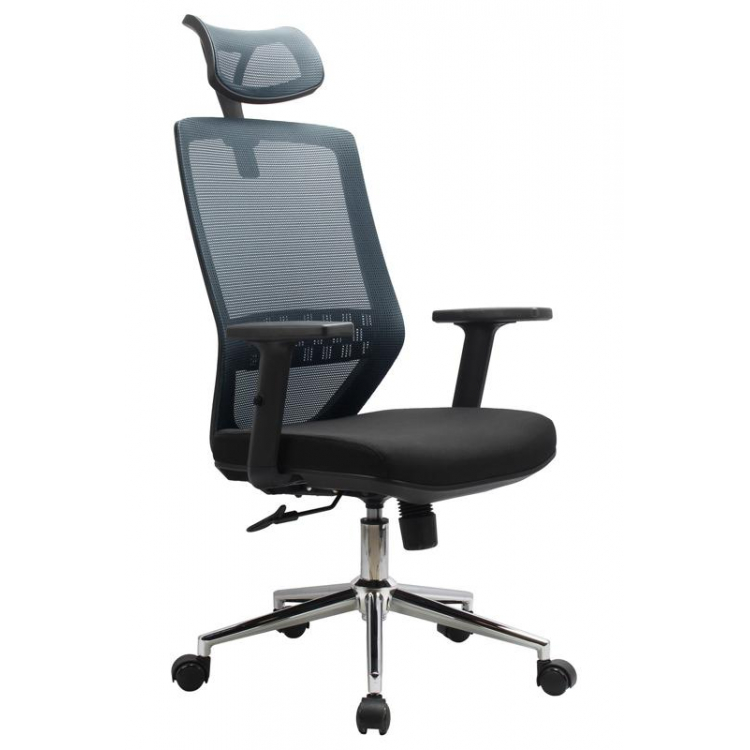 Кресло Alt RCH 833H Серый/Черный