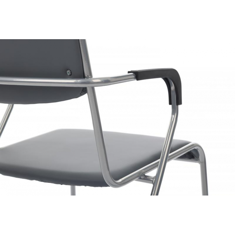 Кресло Nix Plus RCH OMKL-03 Серый/Металл окрашенный Хром