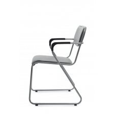 Кресло Nix Plus RCH OMKL-03 Серый/Металл окрашенный Хром