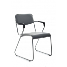 Кресло Nix Plus RCH OMKL-03 Серый/Металл окрашенный Хром