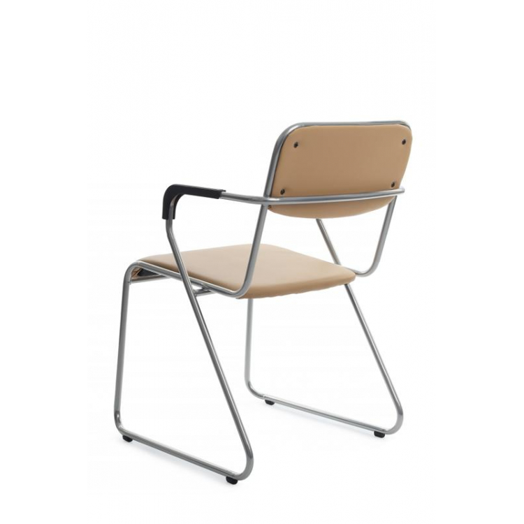 Кресло Nix Plus RCH OMKL-04 Бежевый/Металл окрашенный Хром