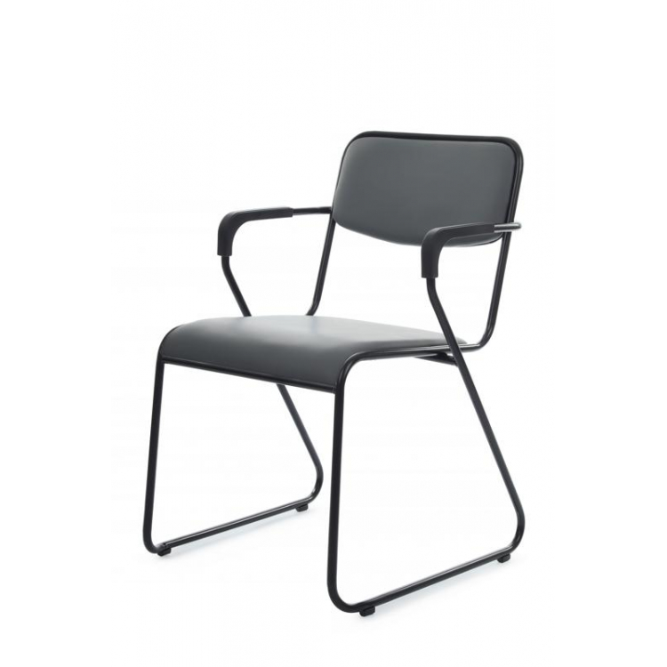 Кресло Nix Plus RCH OMKL-03B Серый/Металл Черный