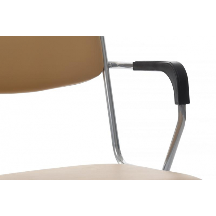 Кресло Nix Plus RCH OMKL-04 Бежевый/Металл окрашенный Хром