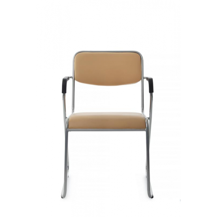 Кресло Nix Plus RCH OMKL-04 Бежевый/Металл окрашенный Хром