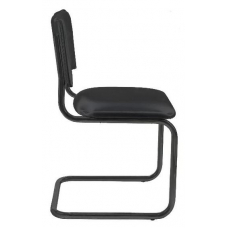 Стул Сильвия 01S Черный/Металл Черный