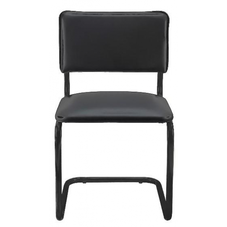 Стул Сильвия 01S Черный/Металл Черный