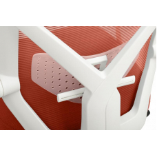 Кресло Oliver RCH W-203AC Белый пластик/Оранжевый